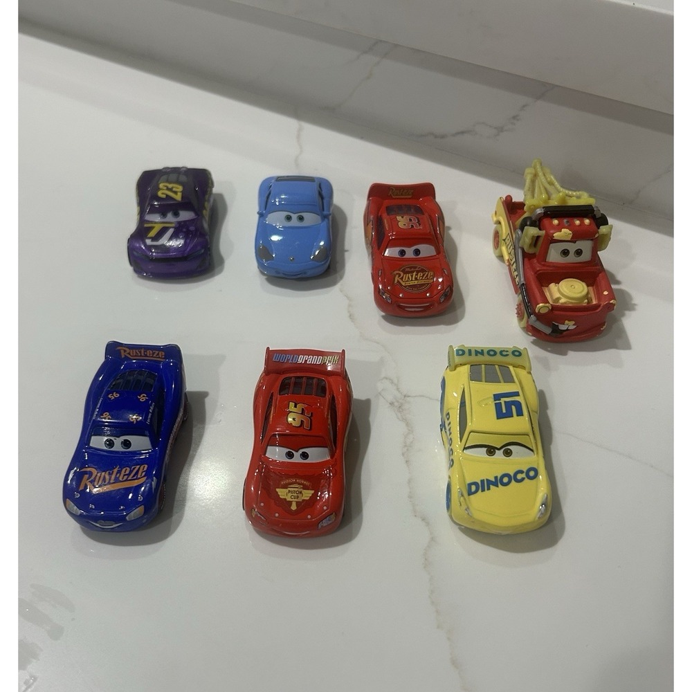 Mixed Lot 7 Disney Pixar Cars Diecast 1:55 Excellent Condition